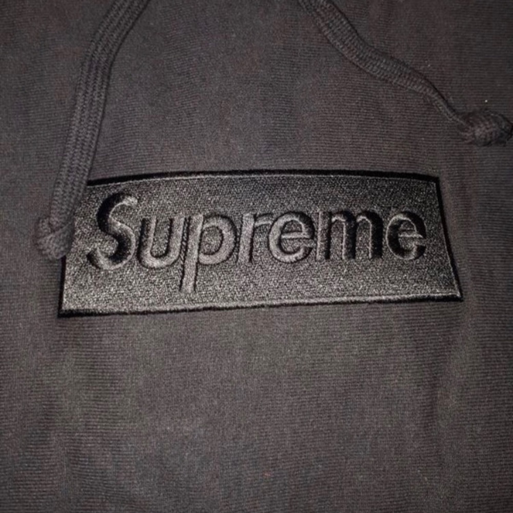 Supreme FW14 Tonal Box Logo Hoodie